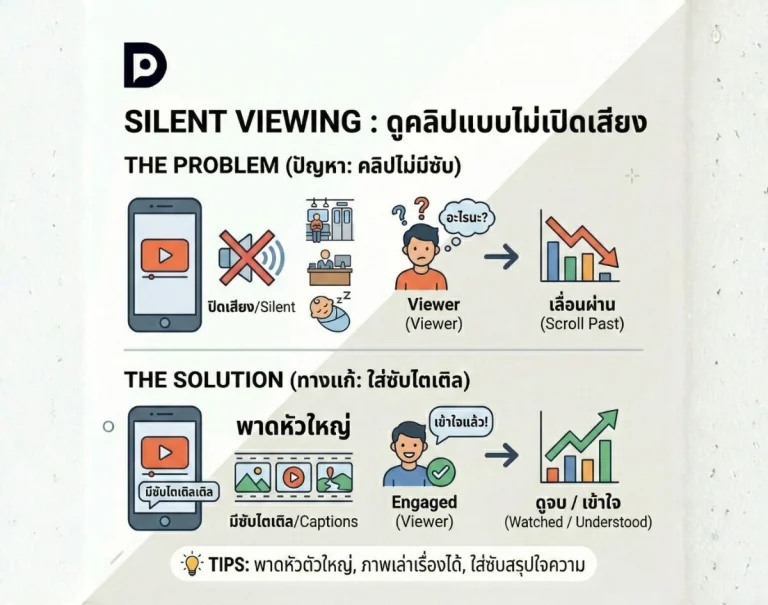 Silent Viewing ความลับของพฤติกรรม "ดูคลิปแบบไม่เปิดเสียง" ทำไมซับไตเติลถึงสำคัญกว่าเสียงพูด?